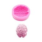 Molde De Silicone 3D De Cérebro Para Chocolate, Decoração De Bolo, Coração, Gesso Aromático, Vela E