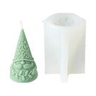 Molde De Silicone 3D De Papai Noel Para Velas, Anão, Padrão De Inverno, Decoração DIY Para Casa,