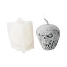 Molde De Silicone 3D De Vela De Guerreiro Fantasma Com Tema De Terror, Ferramenta De Artesanato Em