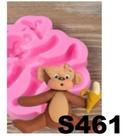 Molde De Silicone 3d Macaco Safari S461