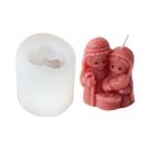 Molde De Silicone 3D Para Cenário De Natal, Mini Família Jesus, Vela Aromática De Epóxi, Arte
