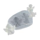 Molde De Silicone 797 - Dupla De Anjos Eva - Batizado