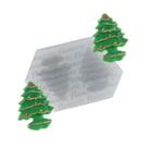 Molde De Silicone 816 - Dupla Árvores De Natal Eva Flexarte
