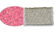 Molde de silicone acabamento barrado f562