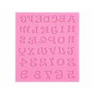 Molde De Silicone Alfabeto E Número Confeitaria Biscuit