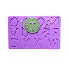 MOLDE DE SILICONE ALFABETO letra N a Z grande PARA DECORAR F818