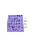 Molde de silicone alfabeto pra decorar f62