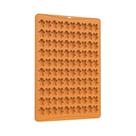 Molde De Silicone Antiaderente De Fácil Desenformagem Com 100 Cavidades Para Chocolate, Biscoito,