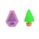 Molde de silicone árvore de natal para decorar f714