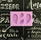 Molde de silicone asa de anjo confeitaria biscuit f518