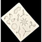 Molde de silicone aviador para decorar f364