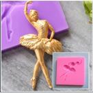 Molde de silicone bailarina para decorar f214