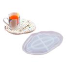 Molde De Silicone Bandeja Geodo Para Resina Gesso Cimento