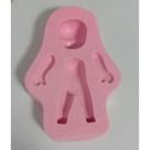 Molde de silicone boneco universal para decorar f494