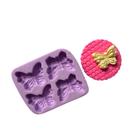 Molde de silicone borboletas para decorar f753