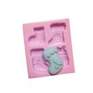 Molde de silicone botas/meias natal confeitaria biscuit f921