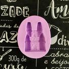 Molde de silicone castelo confeitaria biscuit f512