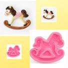 Molde de silicone cavalinho para decorar f360