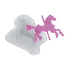 Molde de Silicone Cavalo Carrossel Detalhado Ref. 450 Flexarte
