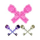 Molde De Silicone Chave De Caveira Para Fondant, Chocolate, Argila, Resina E Artesanato Alimentar