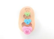 Molde de silicone chupeta confeitaria biscuit f529