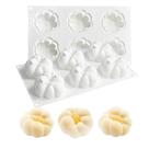 Molde de silicone Cloud Petal Mousse, 6 cavidades Flower Dessert Tr