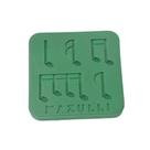 Molde de Silicone Cód. 2333 - Notas Musicais - 1 unidade - Mazulli - Rizzo