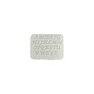 Molde de Silicone Cód. 2402 - Alfabeto Pequeno - 1 unidade - Mazulli - Rizzo