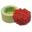Molde de Silicone com 01 Cavidade de Tubete de Rosas