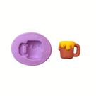 Molde de silicone copo chopp para decorar f655