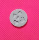 Molde de silicone coração para decorar f233