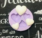 Molde de silicone coração para decorar f275