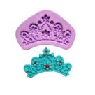 Molde de silicone coroa princesa para decorar f792