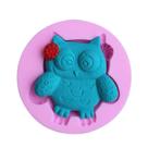 Molde De Silicone Coruja Fofa