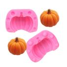 Molde de silicone de abóbora de Halloween para bolo, chocolate e fon