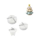Molde De Silicone De Árvore De Natal De 3 Camadas Para Velas, Resina, Cimento, Gesso, Decorações De