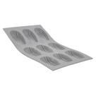 Molde de silicone De Buyer ELASTOMOULE Madeleine 9 Madeleines