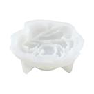 Molde De Silicone De Resina Com Flor De Peônia Rosa Elegante Para Velas Artesanais, Fabricação De