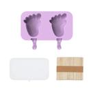 Molde De Silicone DIY Para Sorvete Com Tampa, Ferramenta Para Fazer Picolé Caseiro