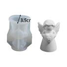 Molde De Silicone Em Forma De Coração Com Asas De Anjo Para Velas DIY, Artesanato Em Gesso E Resina,
