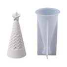 Molde De Silicone Em Formato De Cone Estrela De Natal Para Velas DIY, Sabonetes Artesanais, Resina E