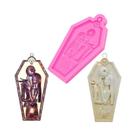 Molde De Silicone Em Formato De Coração De Caveira De Zumbi Para Joias De Halloween, Aromaterapia,