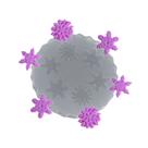 Molde de silicone Floco de Neve Sortido pequeno Ref. 98 Flexarte