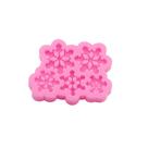 Molde De Silicone Flocos De Neve De Natal Para Chaveiros, Brincos, Argila, Resina, Bolo E Acessórios