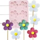 Molde de Silicone Flores 5cm