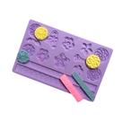 Molde de silicone flores, mandala, acabamento para decorar f822