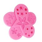 Molde de silicone flores para decorar f446