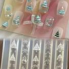 Molde De Silicone Fofo De Natal Para Arte De Unhas 3D, Ferramenta DIY Para Manicure E Resina, Molde