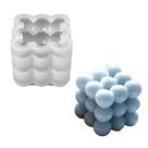 Molde de Silicone Formato Cubo Bubble - 6,5cm