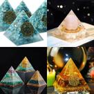 Molde De Silicone Formato Orgonite Piramide Pequeno Resina